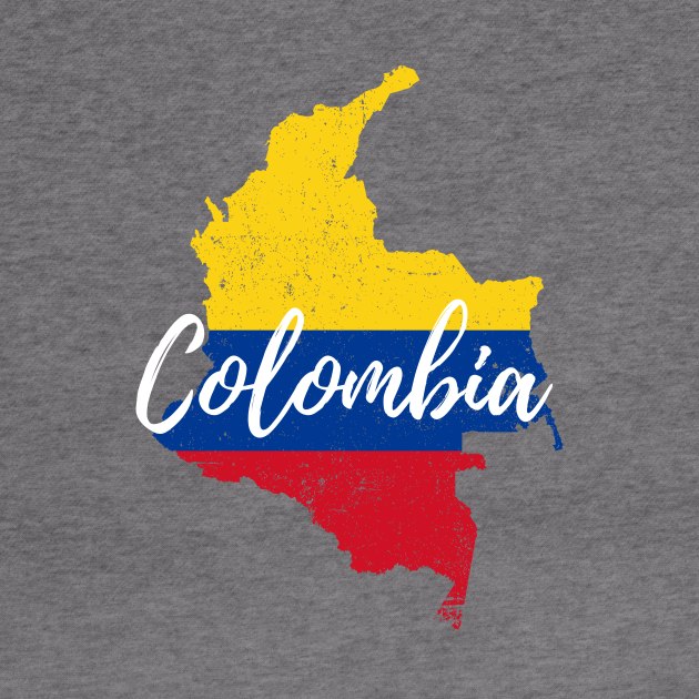 Mapa de Colombia - Map of Colombia by verde